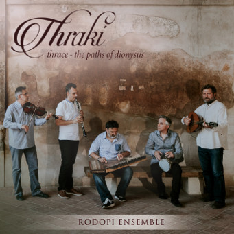 Thraki - Traditional Dances & Songs from Thrace - Rodopi Ensemble -  CD Cover.